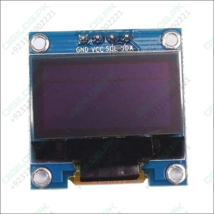 Arduino 0.96 Inch OLED Display Module 128x64 I2C SSD 1306 LCD Screen White Background