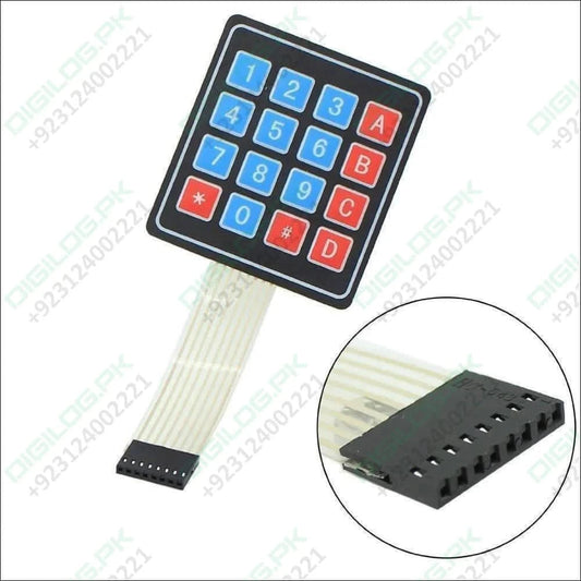 Arduino 4x4 Keypad Matrix Keypad Membrane Switch