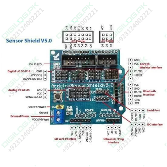 Arduino Sensor Shield V5 Expansion Board For Arduino