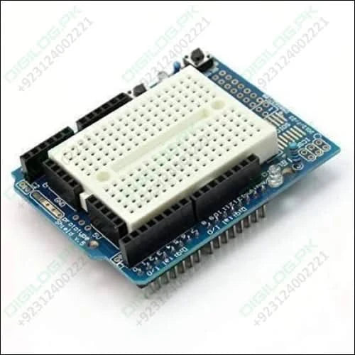 Arduino Uno Proto Shield With Syb-170 Mini Breadboard In Pakistan
