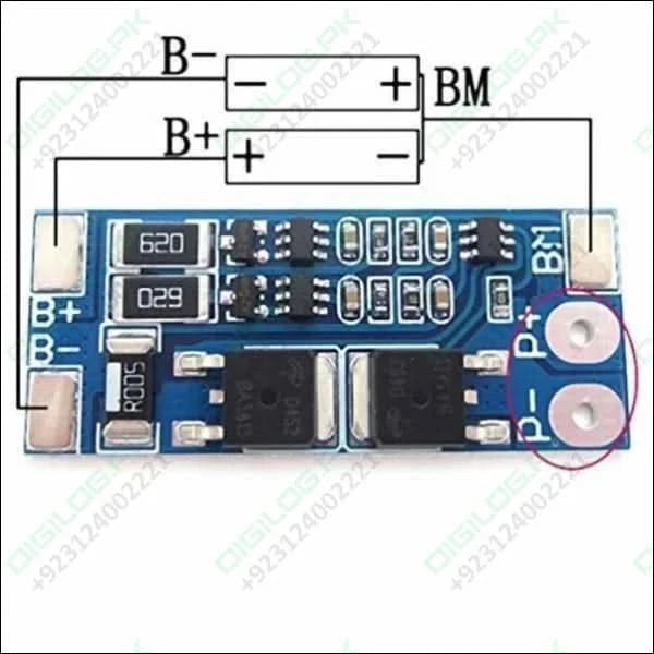 Battery Protection Board 2s 8a Bms For 18650 Lithium Ion Cells Hx-2s-jh10