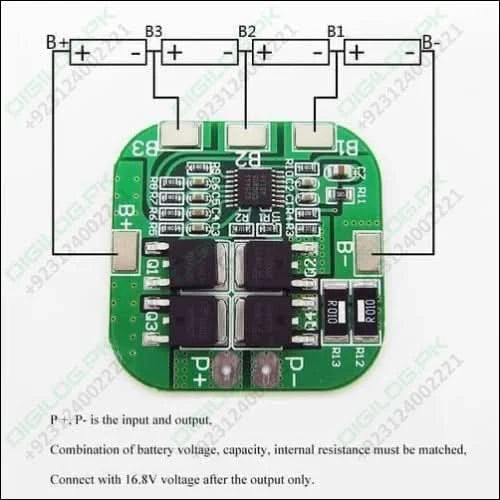 Battery Protection Board 4s 20a 14.8v Bms For 18650 Lithium Ion Cells Hx-4s-a20