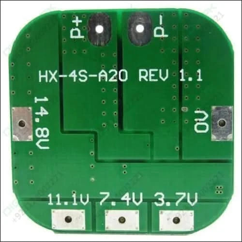 Battery Protection Board 4s 20a 14.8v Bms For 18650 Lithium Ion Cells Hx-4s-a20