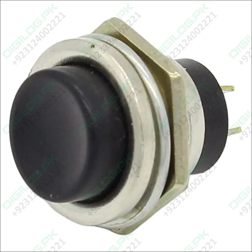 Black Momentary Spst Cap Push Button Switch Ac 6a 125v 3a 250v Lwus