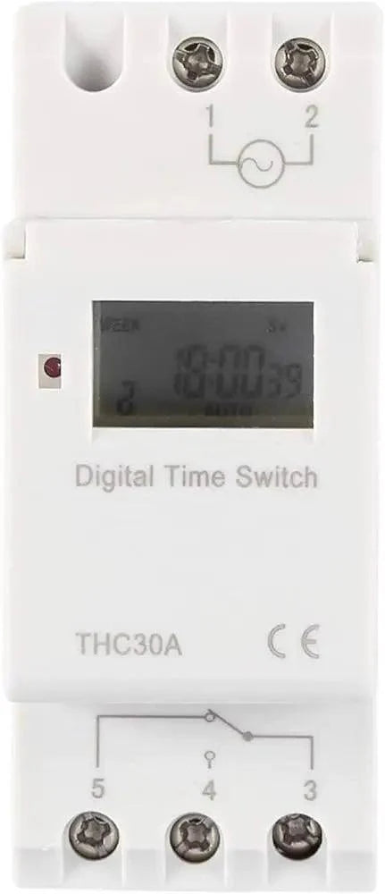 Digital Timer Switch din rail DB board digital weekly 7 days programmable Timer