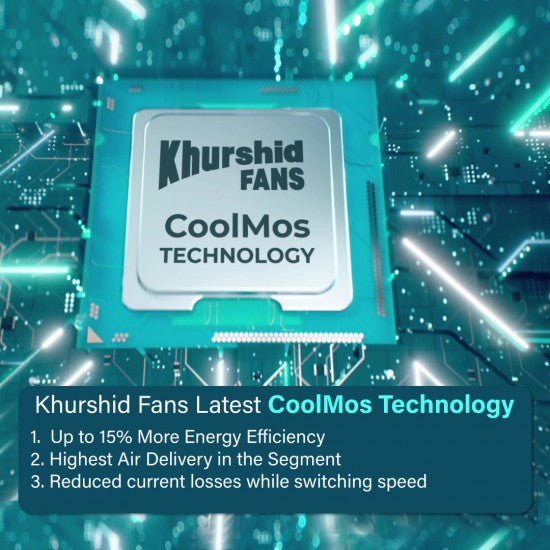 Khurshid Fan E-Force Series 30W