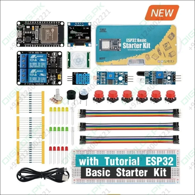 ESP32 Basic Starter Kit WIFI-IOT Development Board Learning Kit