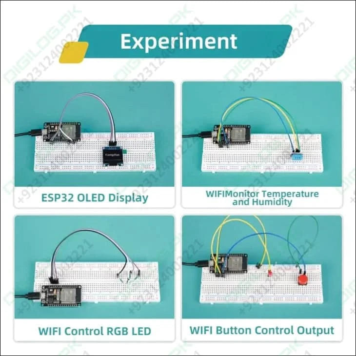 ESP32 Basic Starter Kit WIFI-IOT Development Board Learning Kit
