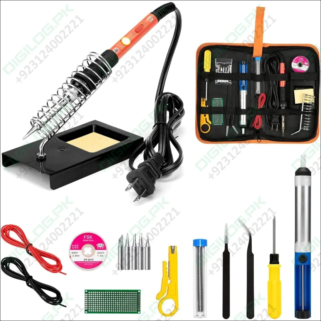 Electronics 60W Soldering Iron Welding Set with Multimeter - Student DIY Kit