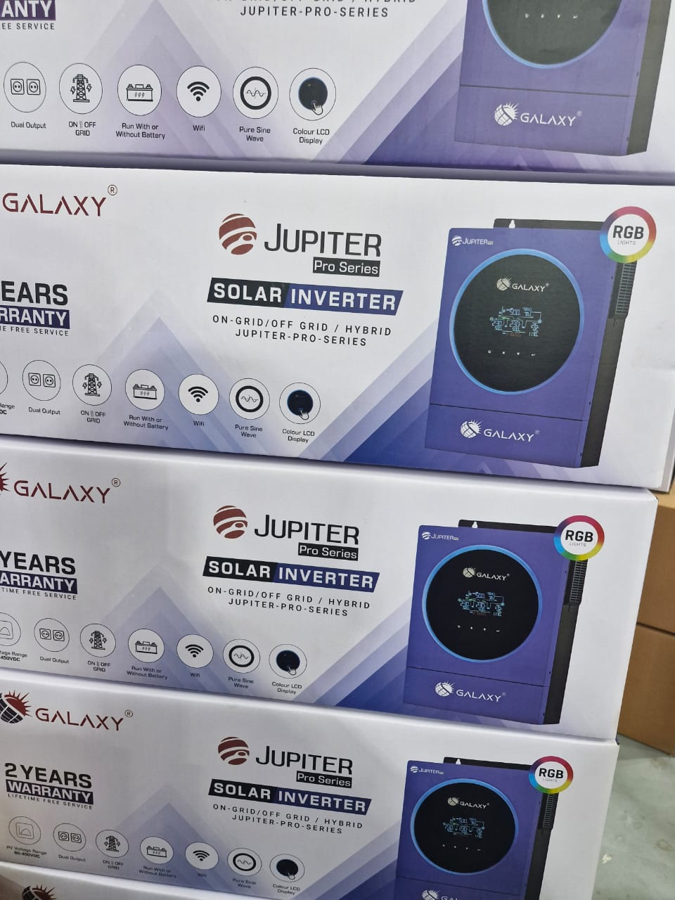 Galaxy Jupiter Pro Series Solar Inverter Pv7000 6000W