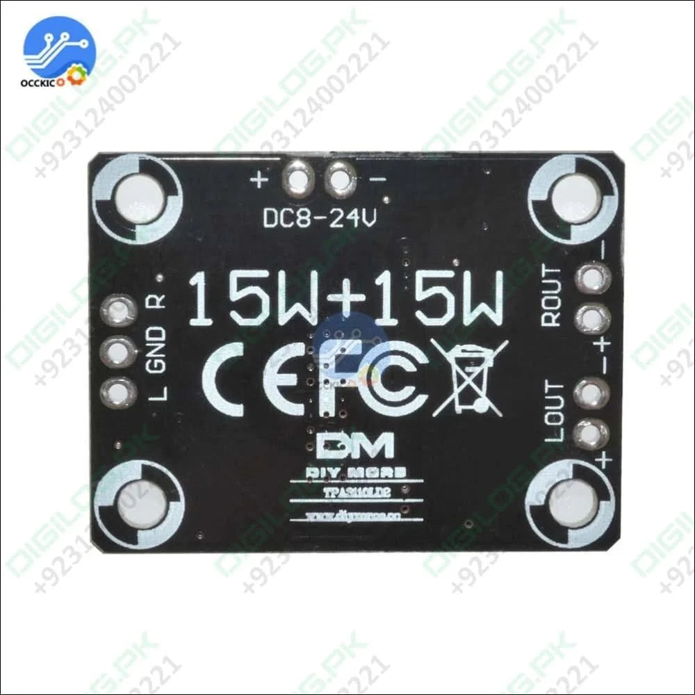 TPA3110 2 X 15W Digital Audio Stereo Amplifier Module In Pakistan