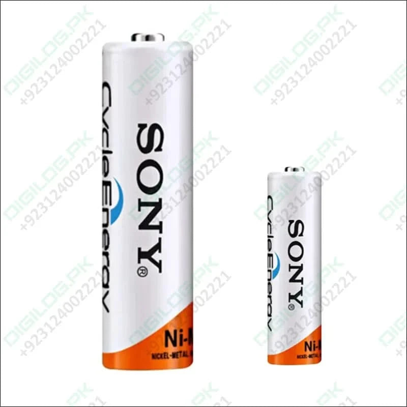 Clone 2 Pcs Sony Ni-mh AA 1.2v 500mah To 1000mah Rechargeable Battery