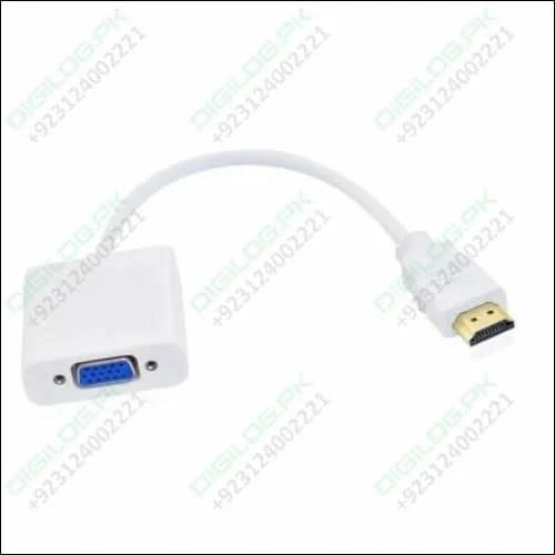 Hdmi To Vga Video Adapter Cable Converter