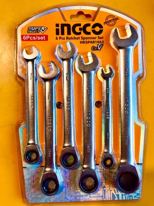 6 Pcs Ratchet Spanner Set HKSPAR1062