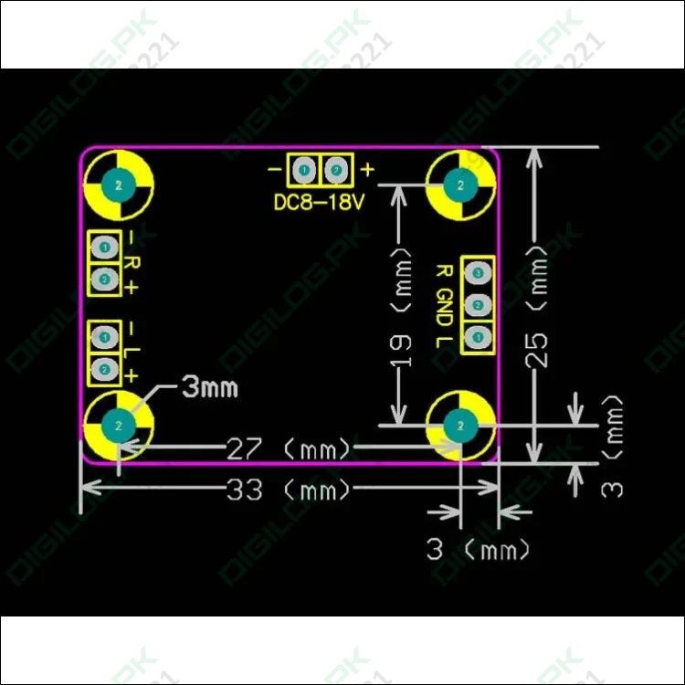 TPA3110 2 X 15W Digital Audio Stereo Amplifier Module In Pakistan