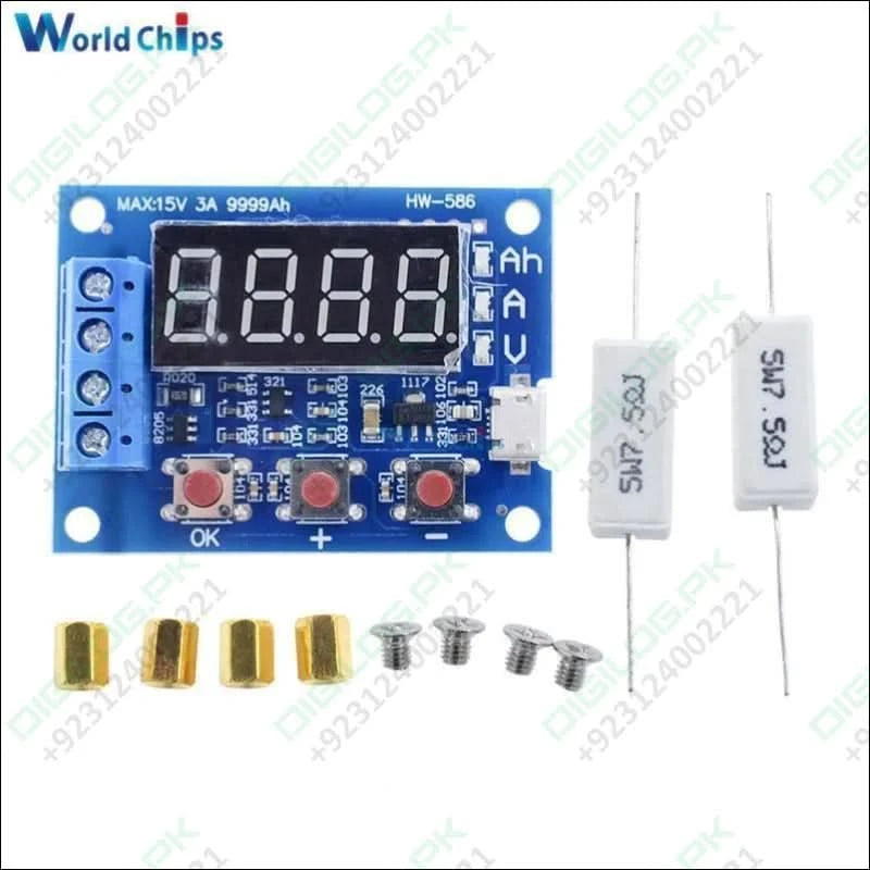 ZB2L3 / HW-586 Hw586 Battery Capacity Tester External Load Discharge Type Module In Pakistan
