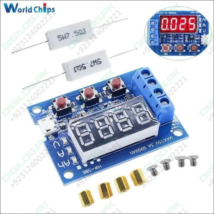 ZB2L3 / HW-586 Hw586 Battery Capacity Tester External Load Discharge Type Module In Pakistan