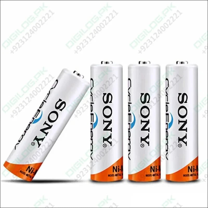 Clone 2 Pcs Sony Ni-mh AA 1.2v 500mah To 1000mah Rechargeable Battery