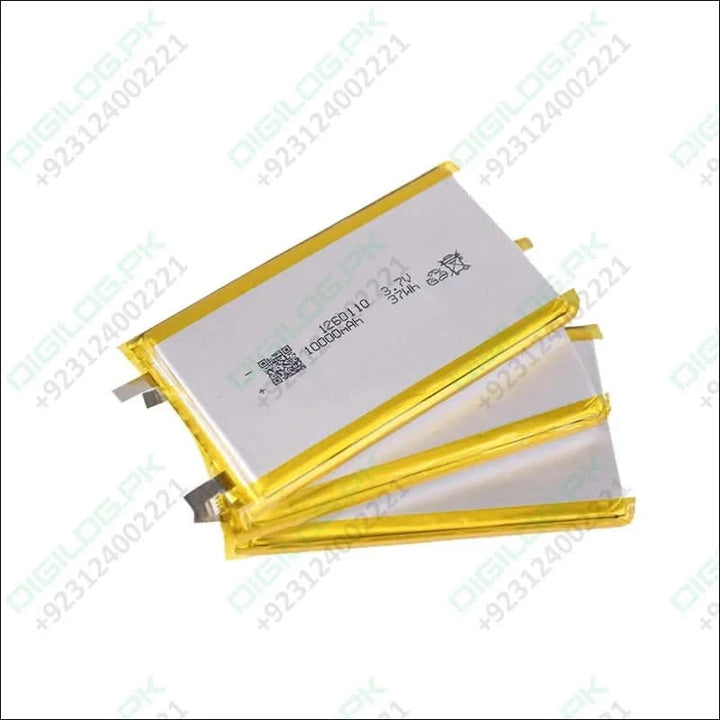 High Quality 3.7v 10000mah 1260110 Polymer Lithium Ion Li-ion Rechargeable Battery For Toy Power Bank Gps Table E-book Batteries