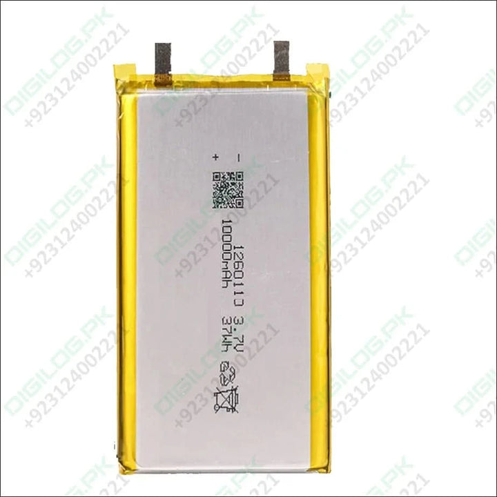 High Quality 3.7v 10000mah 1260110 Polymer Lithium Ion Li-ion Rechargeable Battery For Toy Power Bank Gps Table E-book Batteries