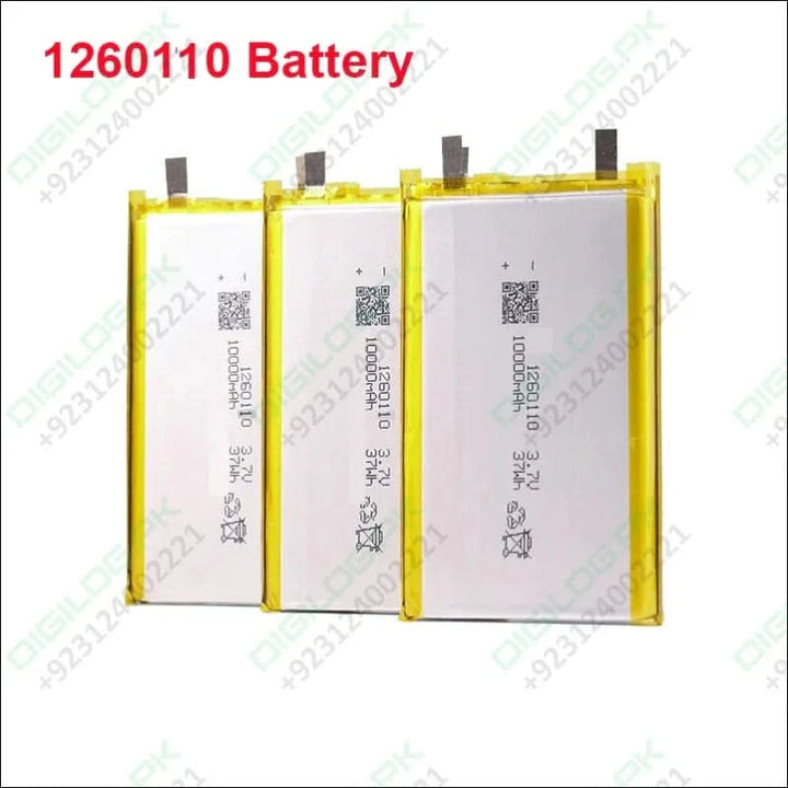 High Quality 3.7v 10000mah 1260110 Polymer Lithium Ion Li-ion Rechargeable Battery For Toy Power Bank Gps Table E-book Batteries
