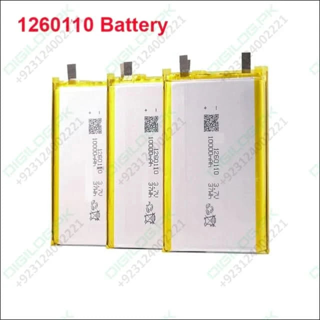 High Quality 3.7v 10000mah 1260110 Polymer Lithium Ion Li-ion Rechargeable Battery For Toy Power Bank Gps Table E-book Batteries