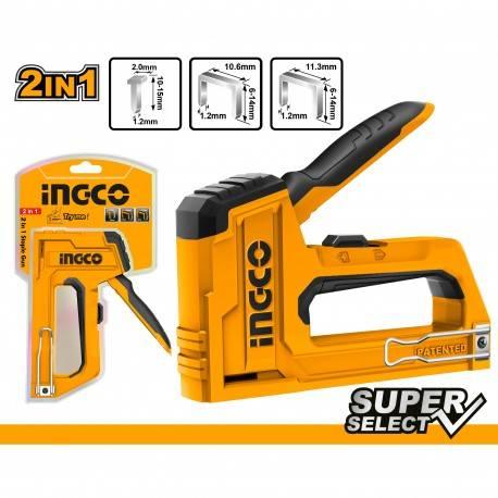 Ingco 2 in 1 staple gun HSG1406