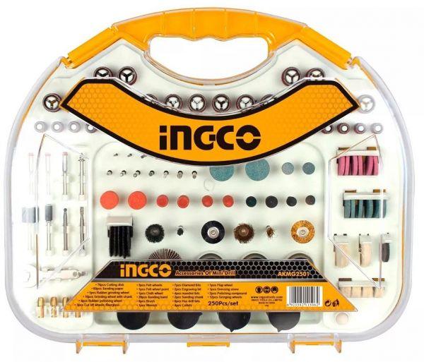 Ingco AKMG2501 250pcs Accessories of Mini Drill