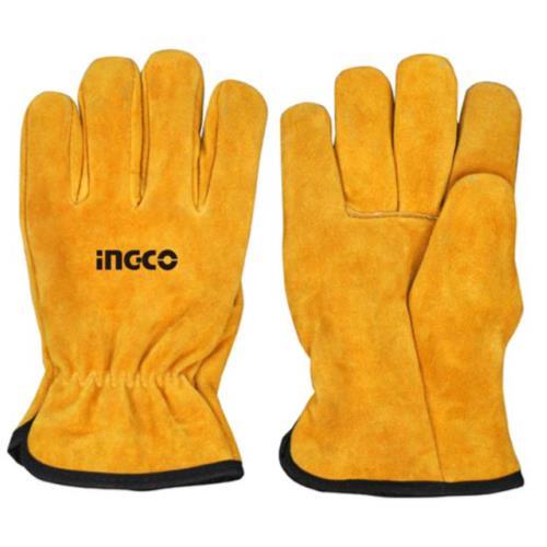 Ingco Leather Gloves HGVC02
