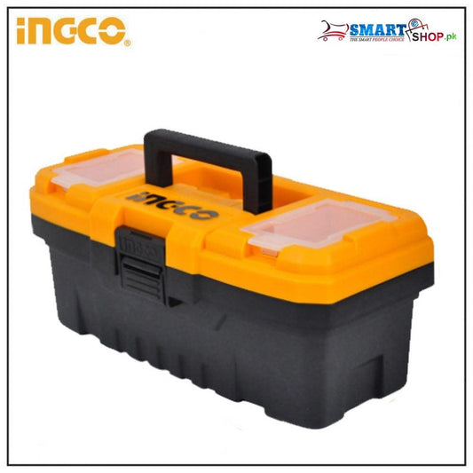 Ingco Original 14" Plastic Tool Box Case Organizer with Removable Tray PBX1401