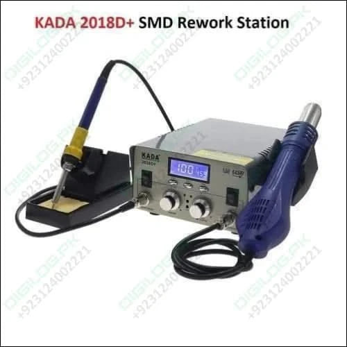 Kada 2018d+ Smd Bga Rework Station Hot Air Gun Soldering Iron 2 In 1 Welding Station