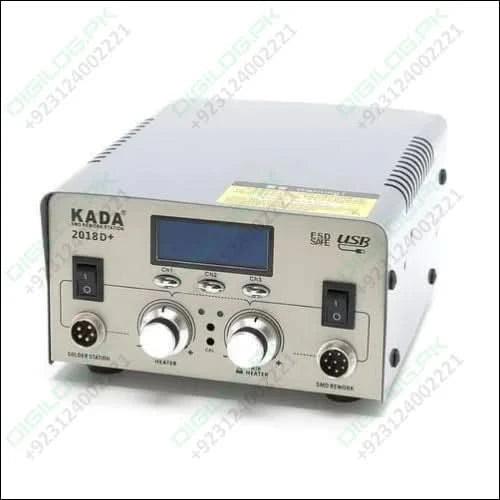 Kada 2018d+ Smd Bga Rework Station Hot Air Gun Soldering Iron 2 In 1 Welding Station