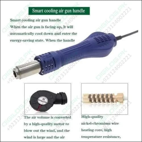 Kada 2018d+ Smd Bga Rework Station Hot Air Gun Soldering Iron 2 In 1 Welding Station