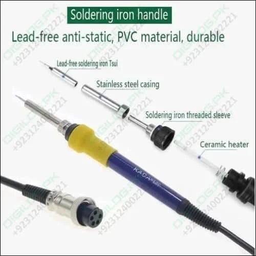Kada 2018d+ Smd Bga Rework Station Hot Air Gun Soldering Iron 2 In 1 Welding Station