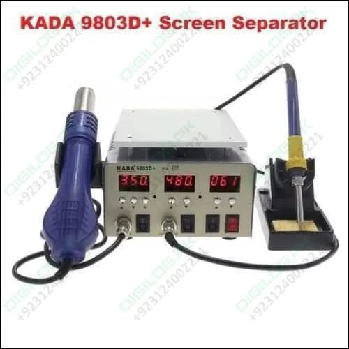 Kada9803d+ Kada 9803d+ Digital 3 In 1 Touch Lcd Glass Screen Separator Hot Air Soldering Iron Smd Rework Station