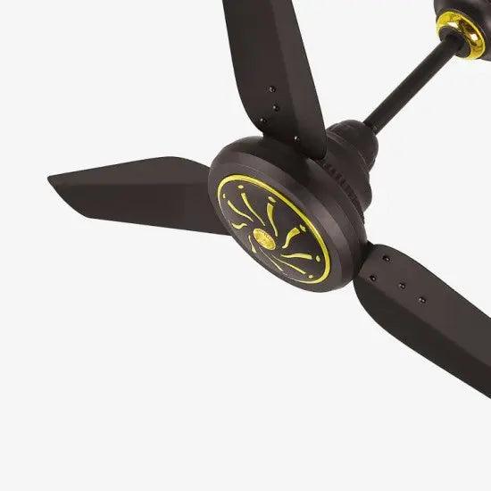 Khurshid Fan AC-DC Inverter Fan Dark Wood Icon Model