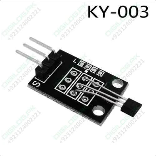 Ky 003 Hall Magnetic Force Sensor Module For Arduino Hall Effect