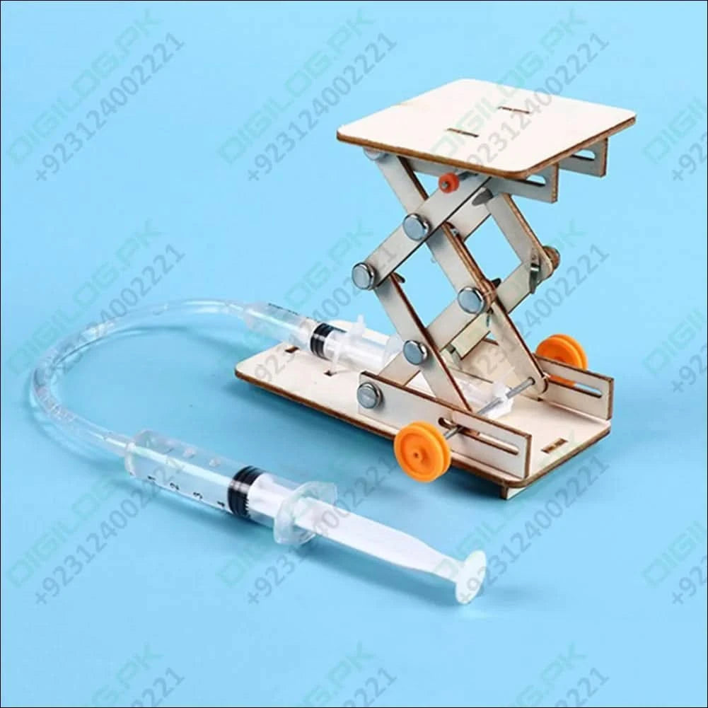 Kids Diy Hydraulic Lift Table Model Scientific Experiment Kit Educational Stem Toy