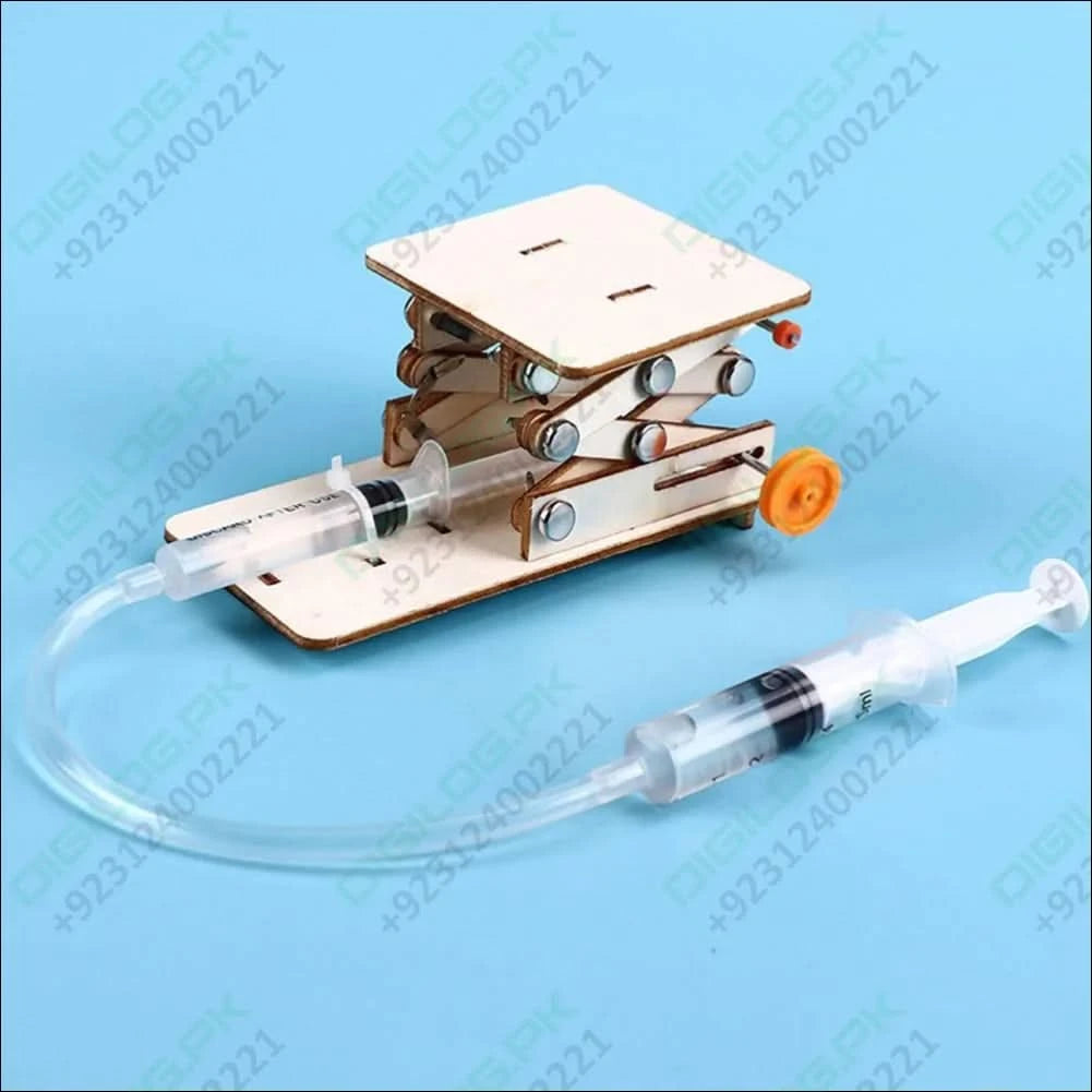 Kids Diy Hydraulic Lift Table Model Scientific Experiment Kit Educational Stem Toy