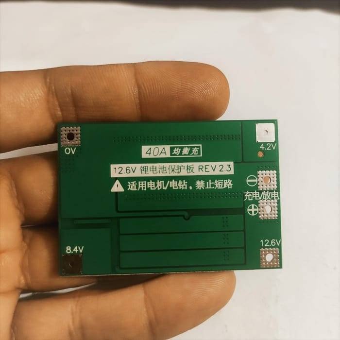 3s 40a Bms 11.1v 12.6v 18650 Lithium Battery Protection Board With 100ma Balancing Feature