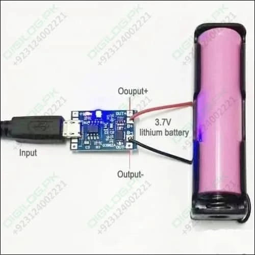 Tp4056 1a Li-ion Battery Charging Board Micro Usb With Current Protection Bms