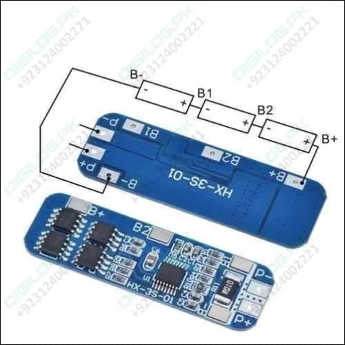Hx-3s-1 Lithium Battery 3s 12v 10a Charge Protection Board Bms Pcm For 18650 Li-ion Cells Charging