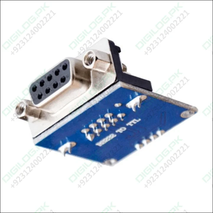 Max232 Rs232 To Ttl Converter Module Db9 Serial Port Connector