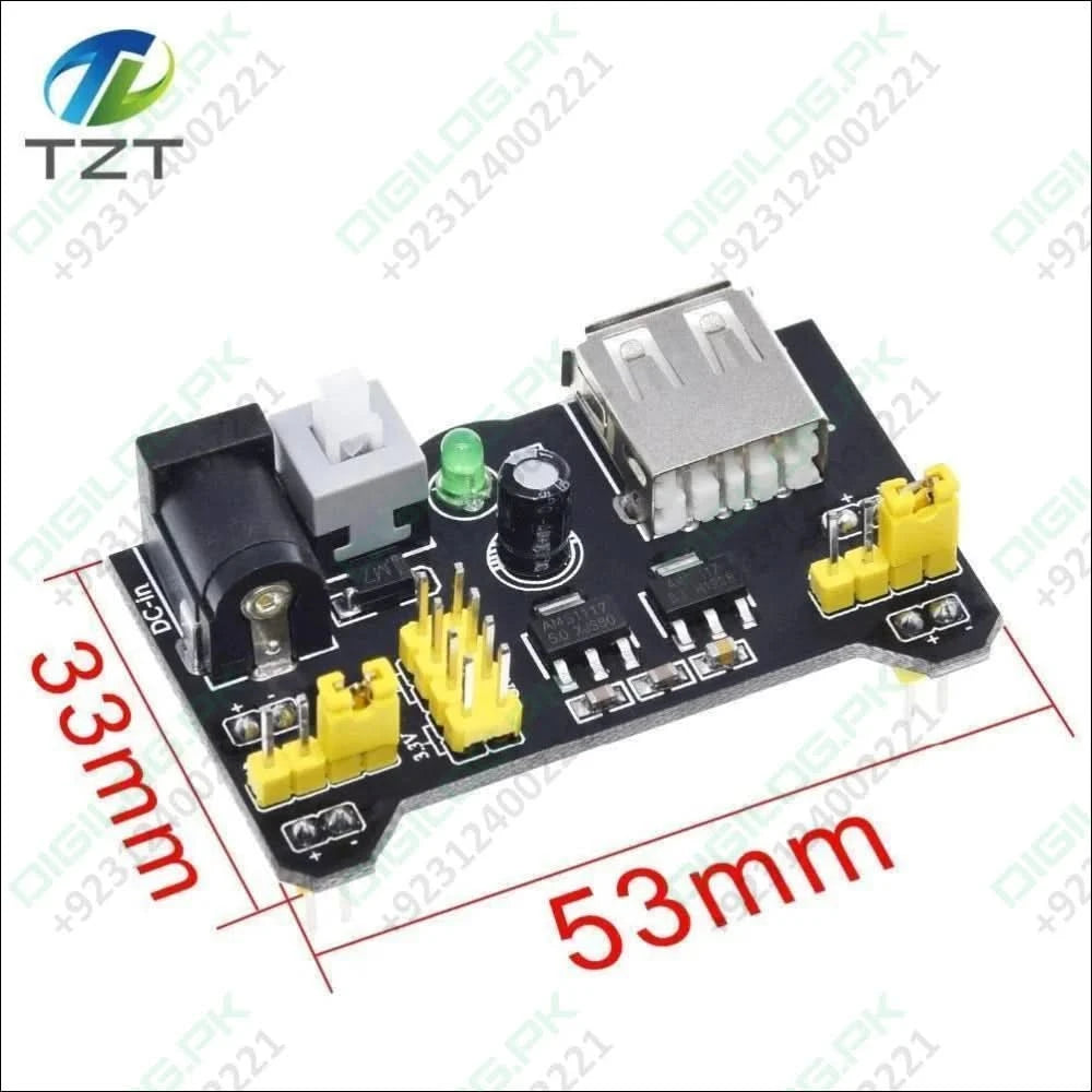 Mb102 Breadboard Power Supply Module 3.3v/5v For Arduino Solderless Bread Board