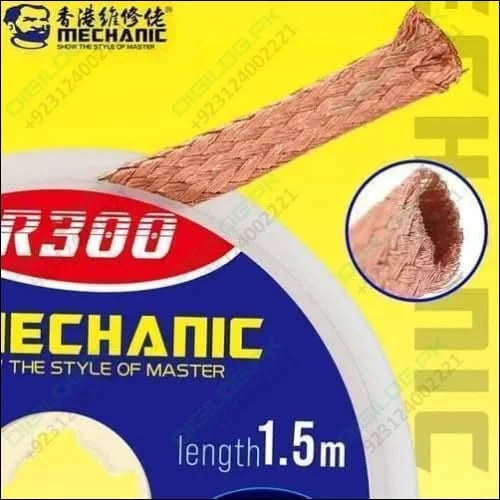 MECHANIC Desoldering Wire R300 1.5m 2.5mm Bga Welding Desoldering Wick Braid Tin