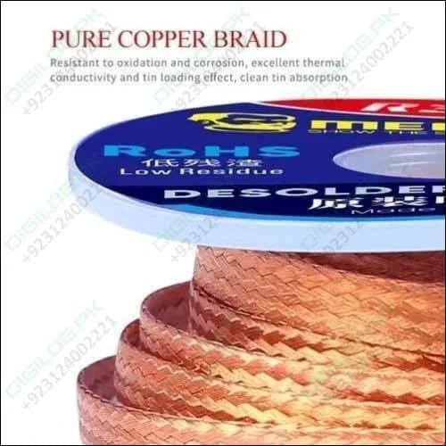 MECHANIC Desoldering Wire R300 1.5m 2.5mm Bga Welding Desoldering Wick Braid Tin