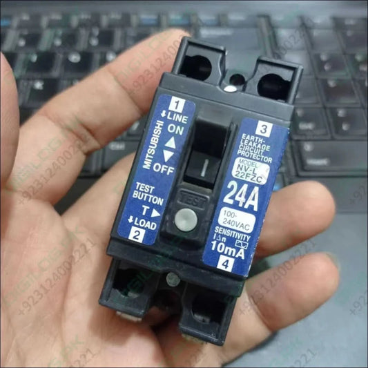 Used Mitsubishi Nv-l22fzc 24a Earth Leakage Circuit Breaker Switch