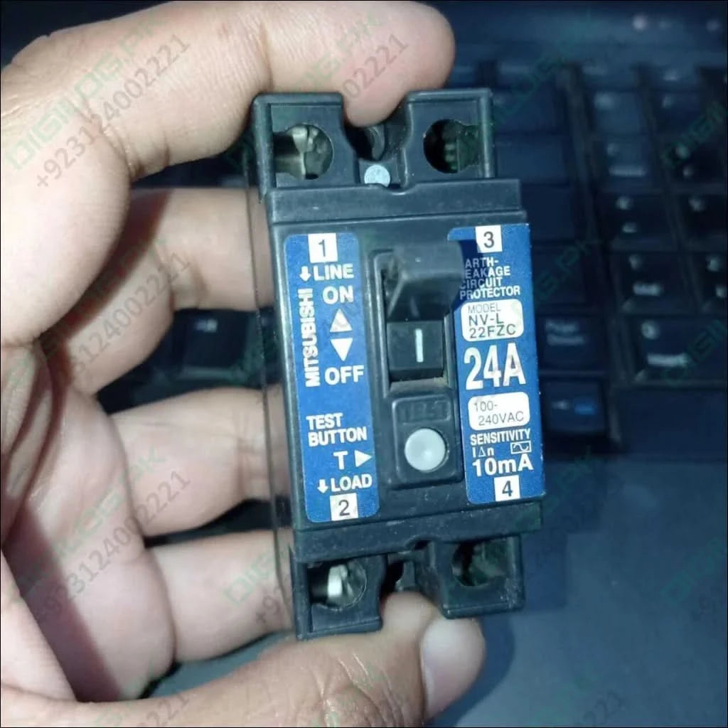 Used Mitsubishi Nv-l22fzc 24a Earth Leakage Circuit Breaker Switch