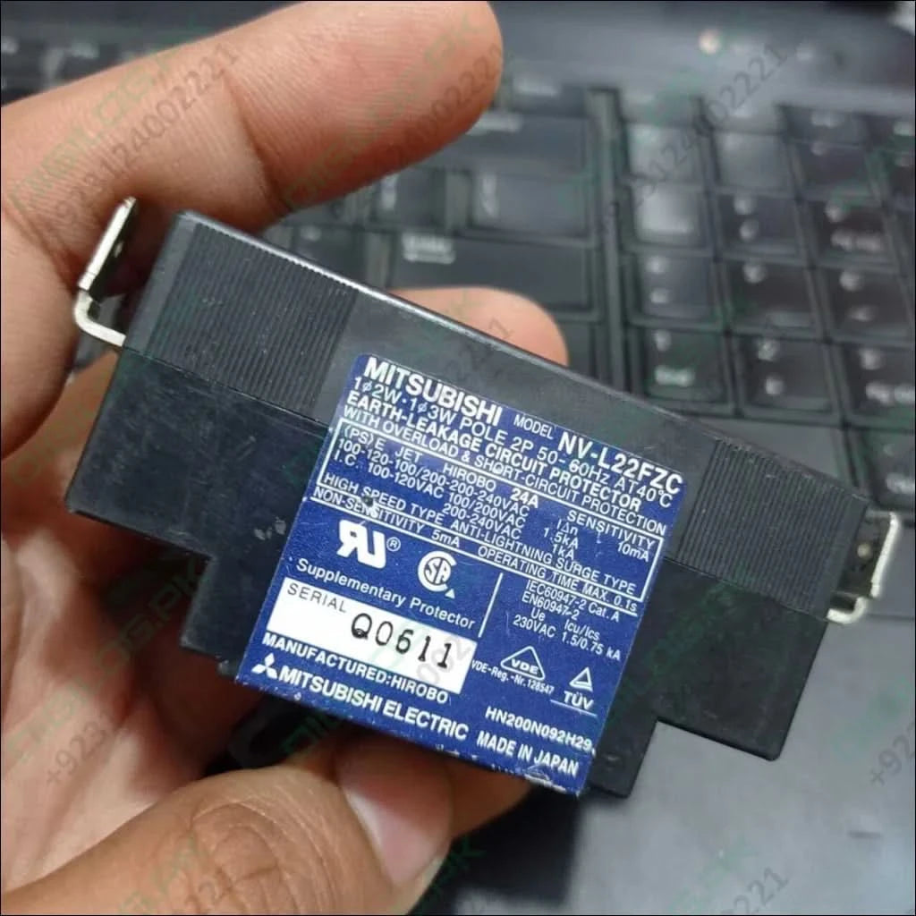 Used Mitsubishi Nv-l22fzc 24a Earth Leakage Circuit Breaker Switch