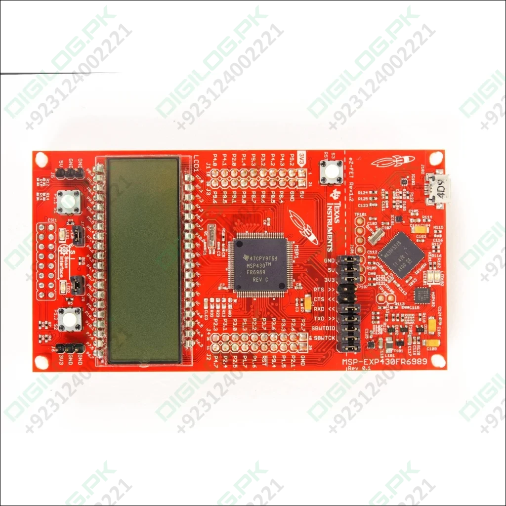 Texas Instruments Msp-exp430fr6989 Dev Kit, Launchpad, Msp430fr6989 Mcu, Energytrace